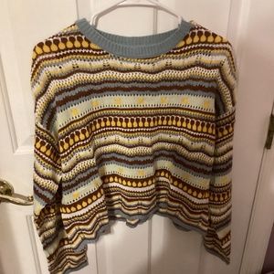 patterned sweater